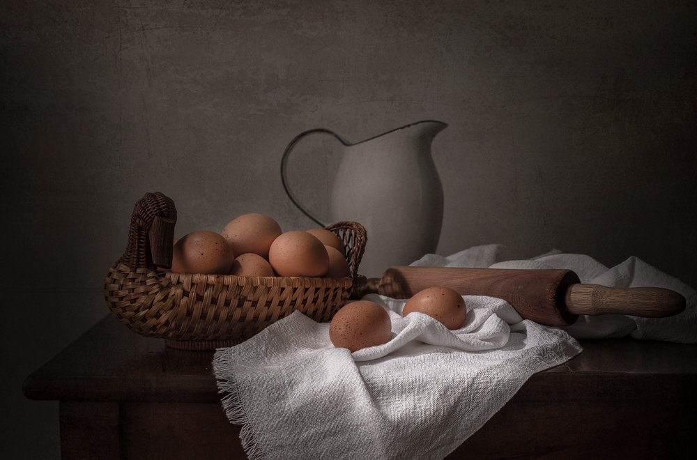 Rustic Baking Still Life by Margareth Perfoncio