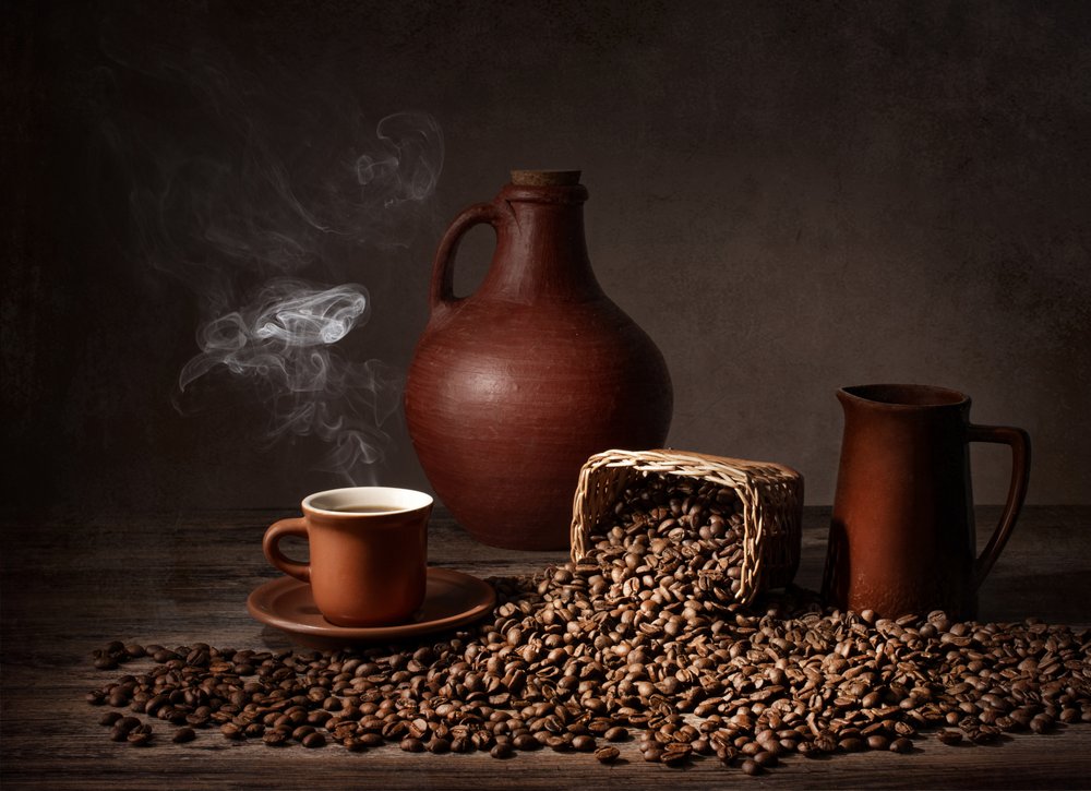 Rustic Coffee Still Life by Margareth Perfoncio