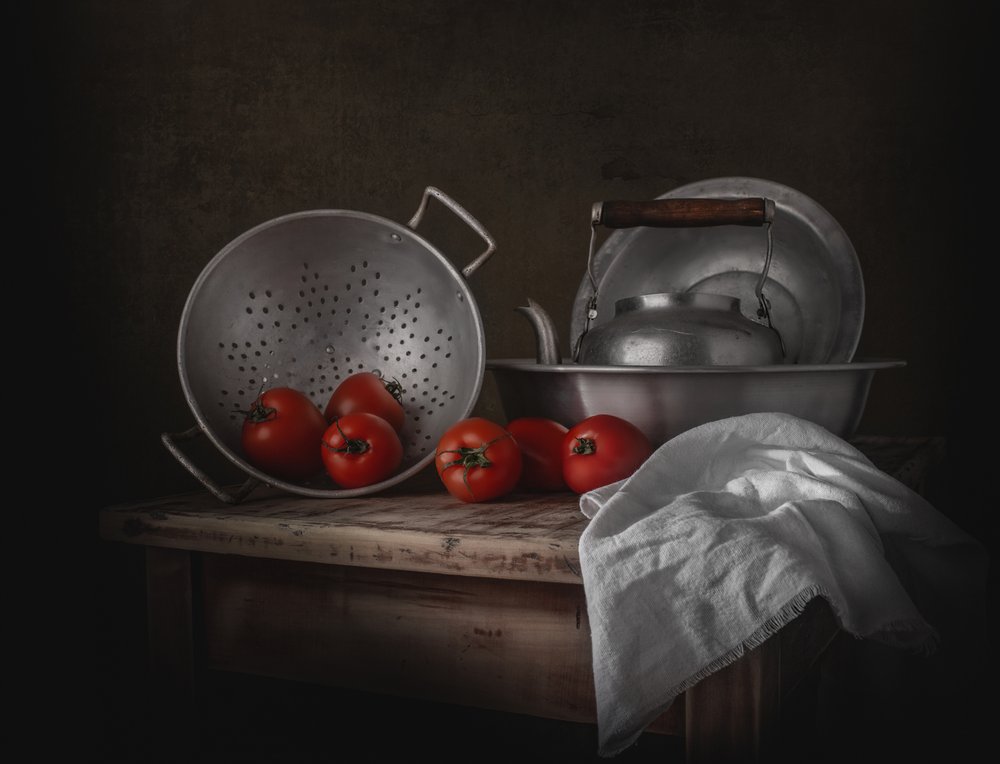 Rustic Kitchen Still Life by Margareth Perfoncio