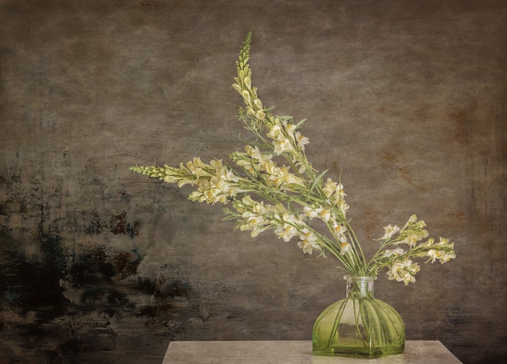 Rustic Floral Still Life by Marie-anne Stas