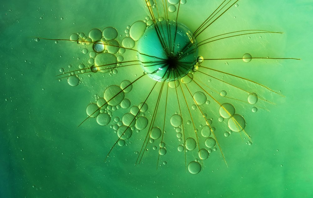 Green Bubble Starburst by Marijose Cueli