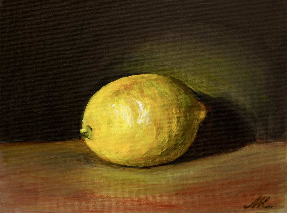 Bright Lemon Still Life by Marina Kozyr