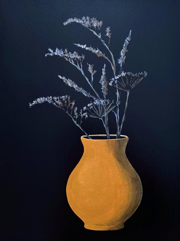 Moody Floral Still Life by Marina Kozyr