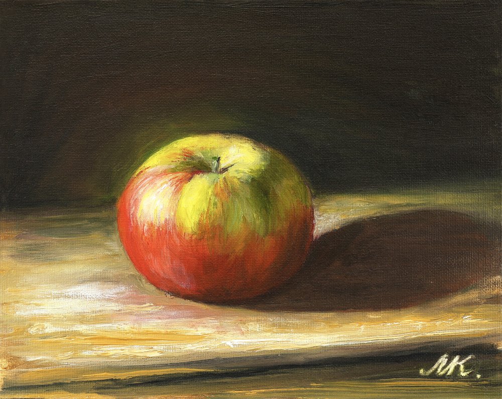Vibrant Apple Still Life by Marina Kozyr