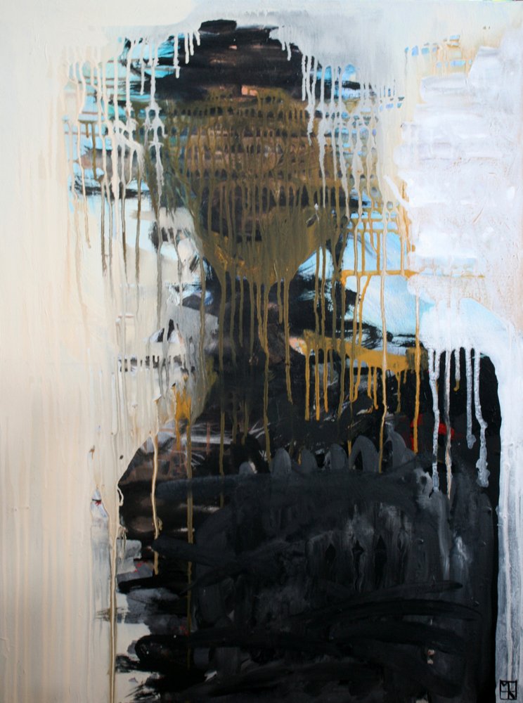 Dark Abstract Figure by Marina Nelson