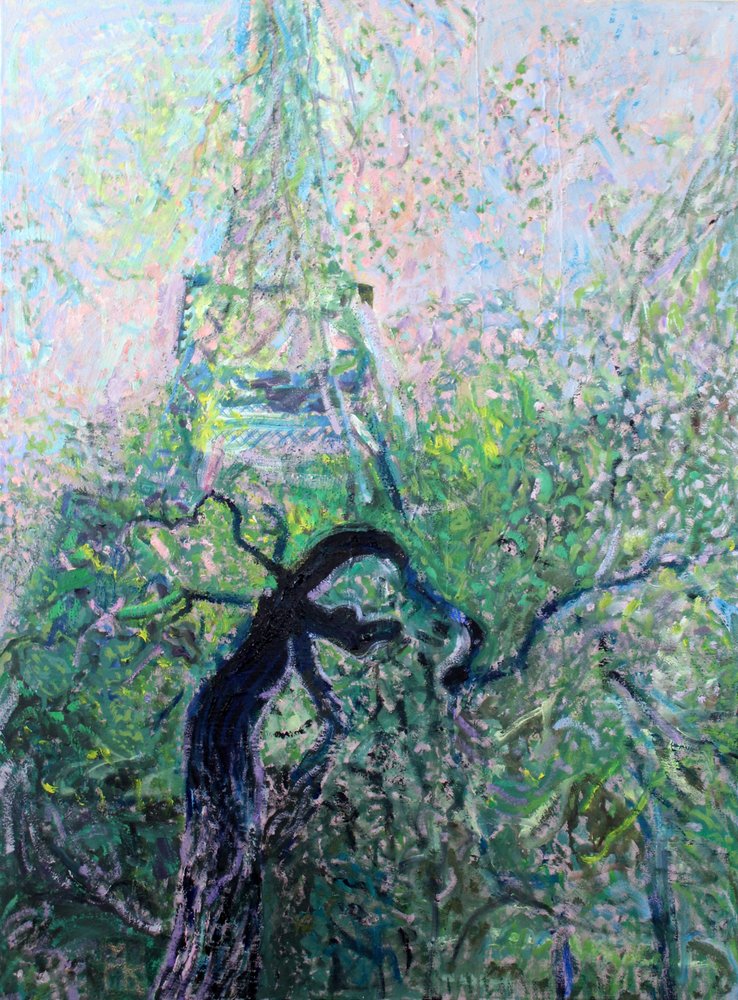 Eiffel Through the Trees by Marina Nelson