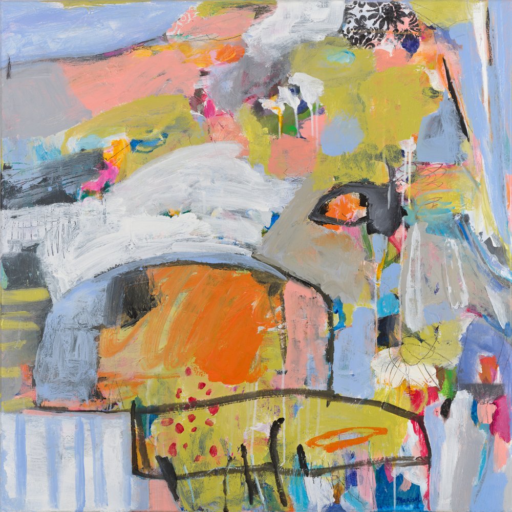Vibrant Abstract Forms by Marisol Evora