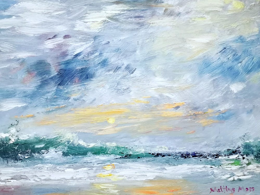 Golden Hour Seascape by Matthys Moss
