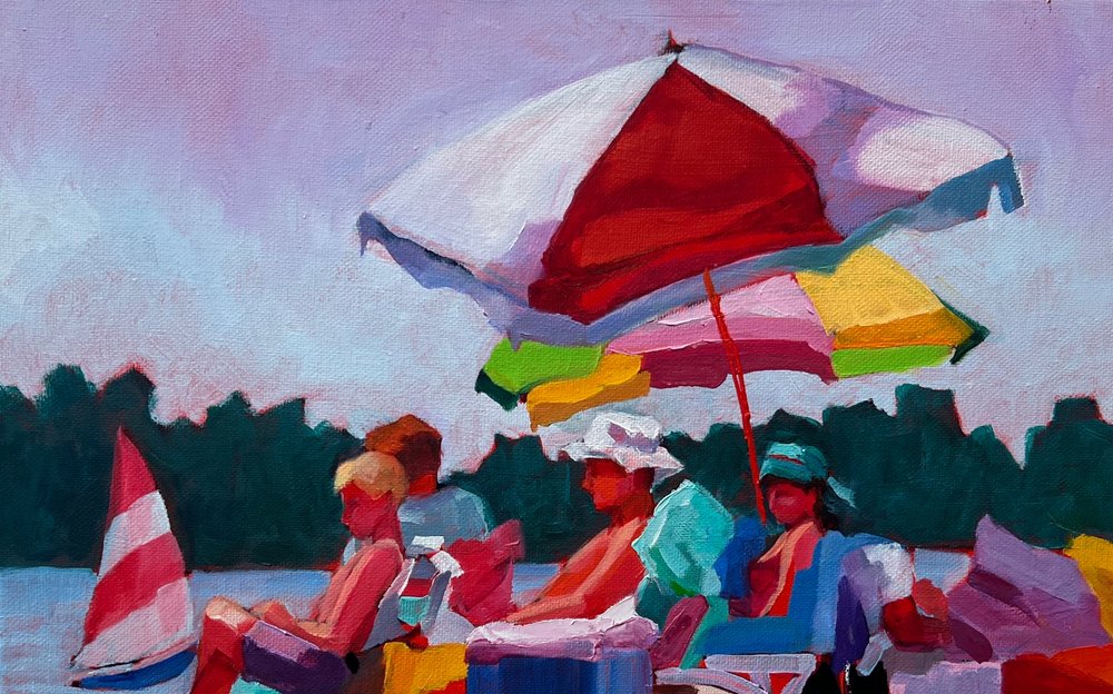 Lakeside Summer Fun by Maxine Shore