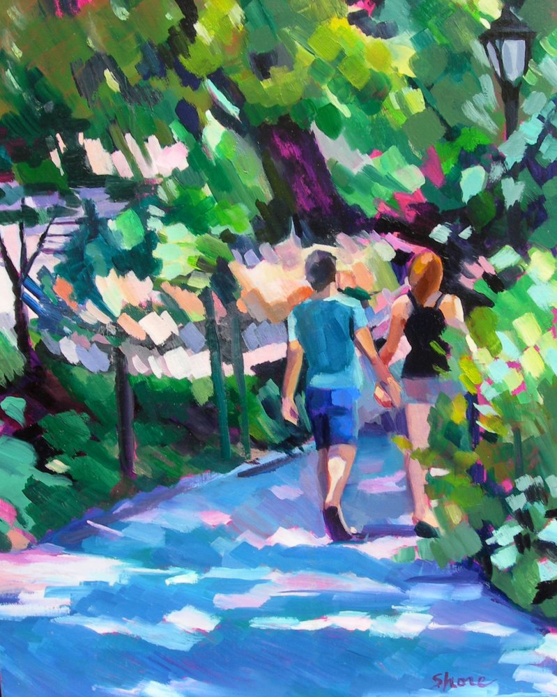 Romantic Park Stroll by Maxine Shore