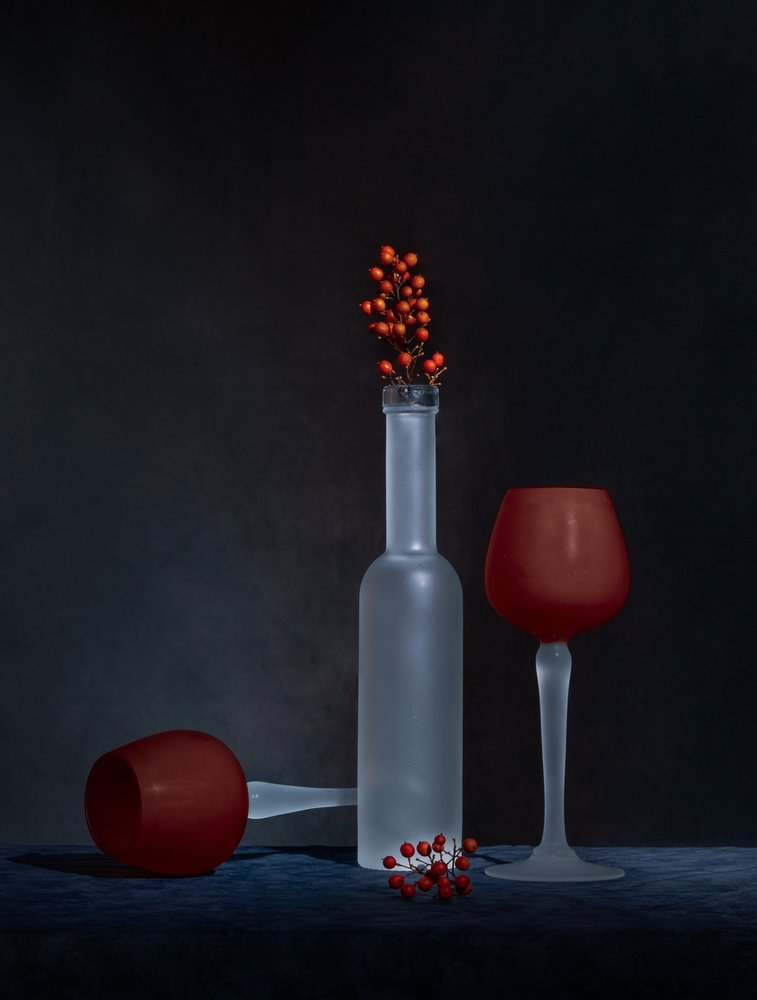 Frosted Glass Berries by May G