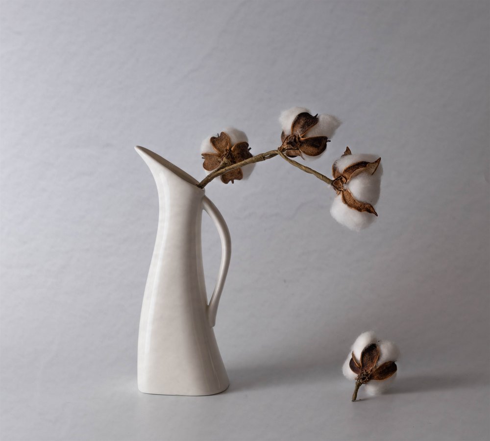 Minimalist Cotton Vase by May G