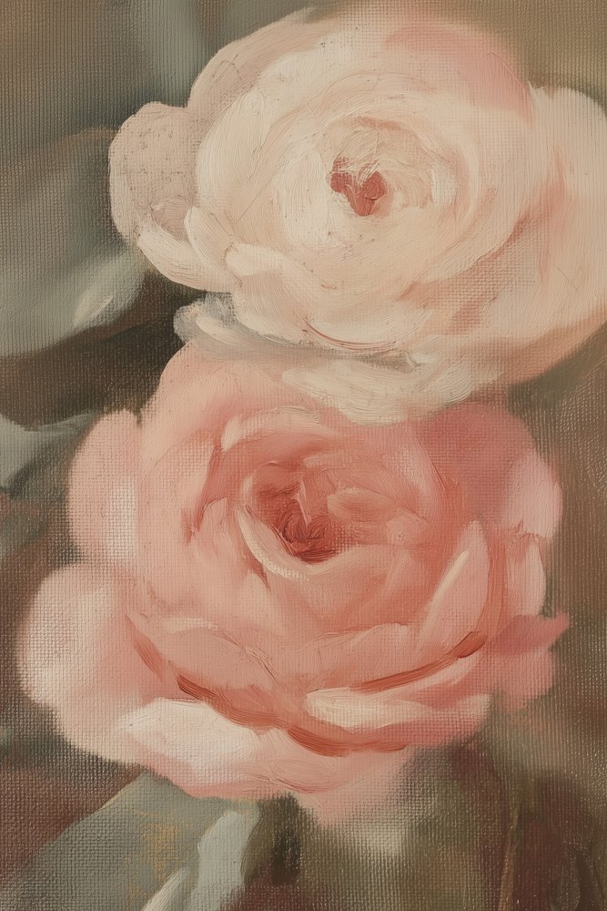 Blush Rose Painting by Melloi Art Prints