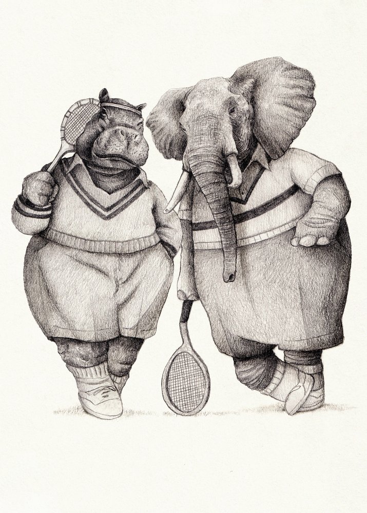 Gentlemen of the Court by Mike Koubou