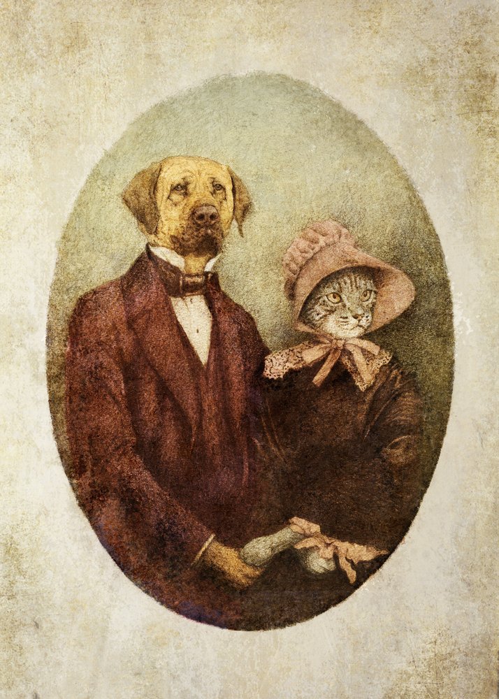 Victorian-style Portrait Couple by Mike Koubou
