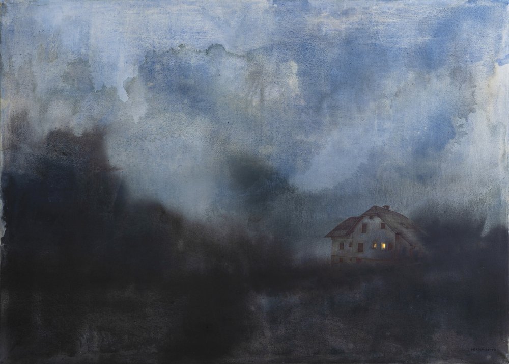 Isolated House Glow by Mirjam Schrei