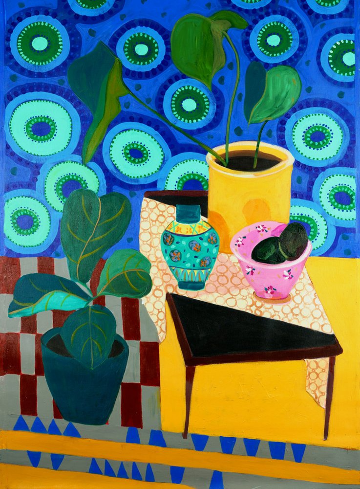 Vibrant Plant Still Life by Monica Prentice