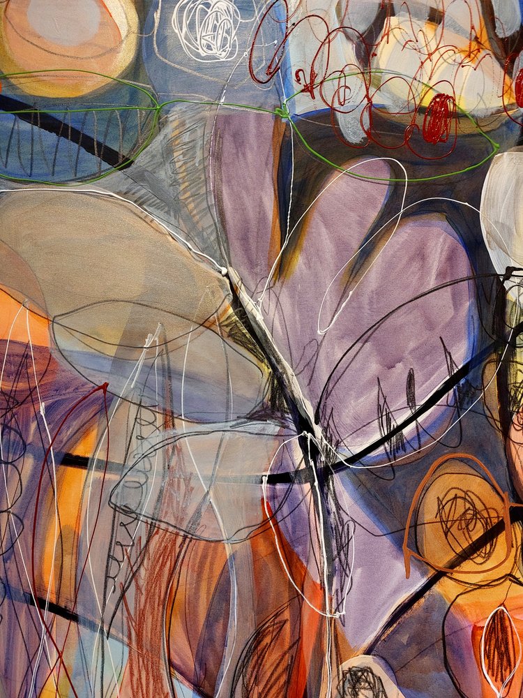 Colorful Abstract Butterfly by Monika Riethmueller