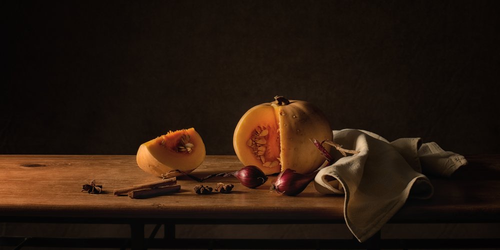 Rustic Harvest Still Life by Monique van Velzen