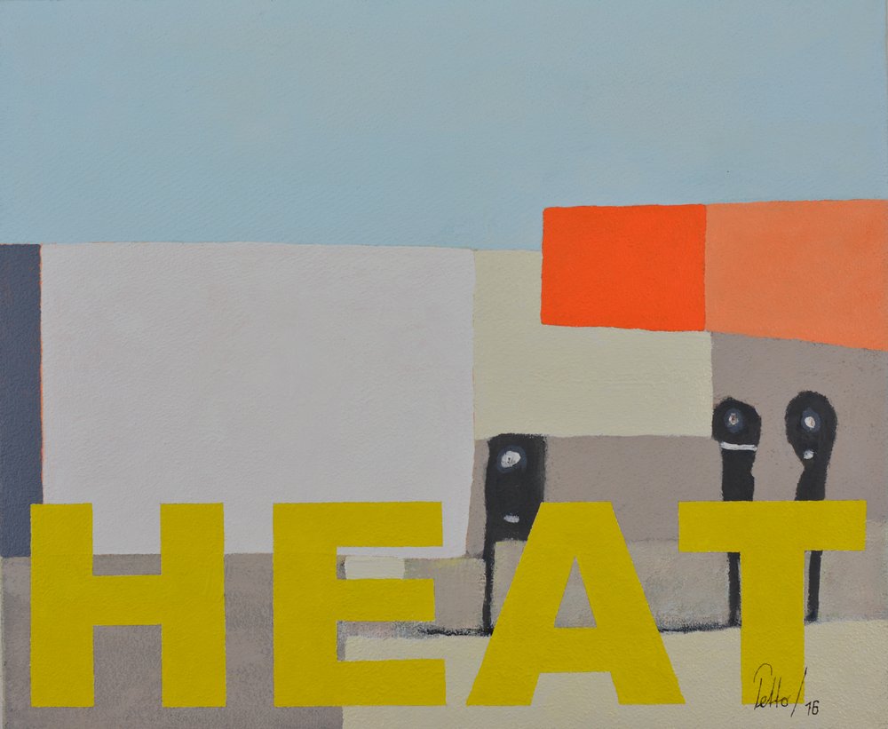 Yellow Heat Landscape by Mr PETTO