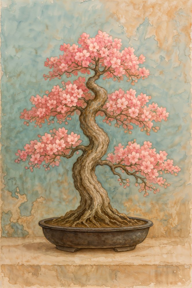 Cherry Blossom Bonsai by Natalie Bruns