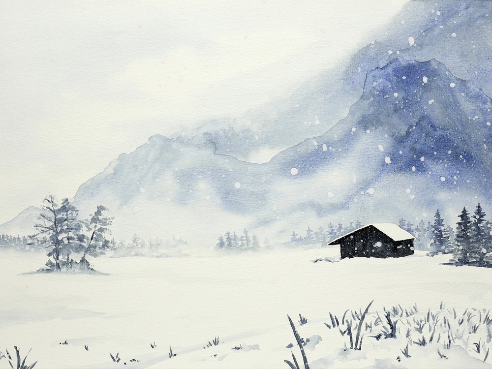 Misty Mountain Cabin by Natalie Bruns