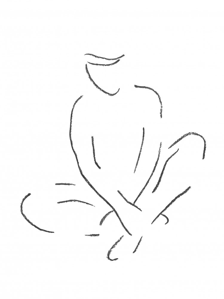 Seated Contemplation by Natalie Bruns