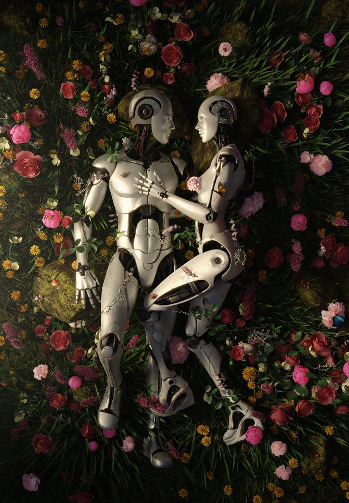 Android Garden Romance by Nicebleed