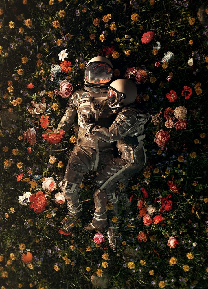Cosmic Couple Bloom by Nicebleed