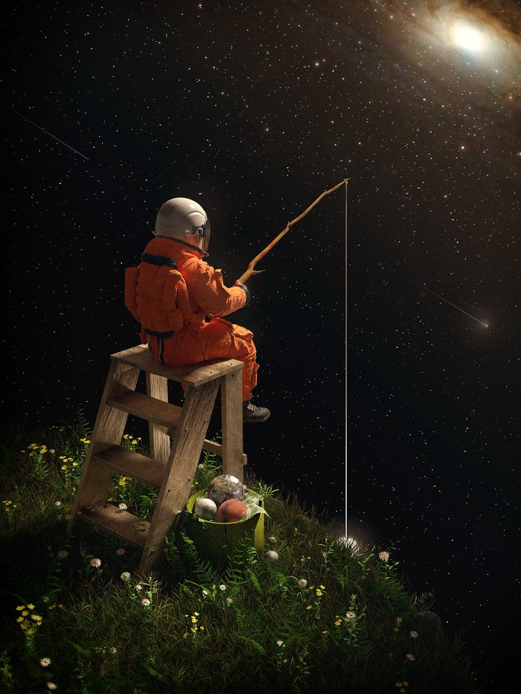 Cosmic Fishing Dream by Nicebleed