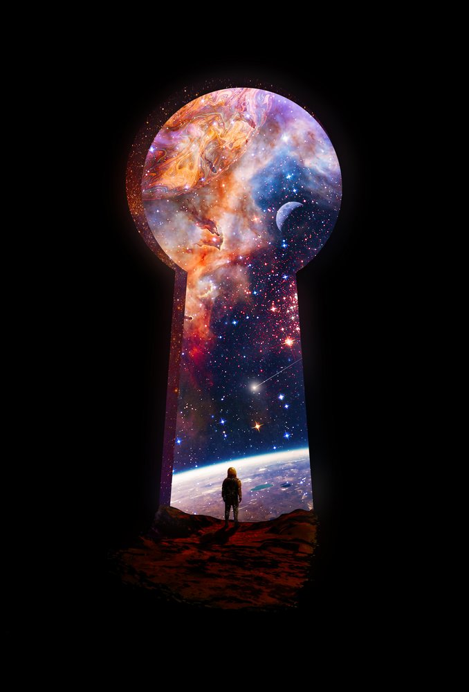 The Cosmic Keyhole by Nicebleed