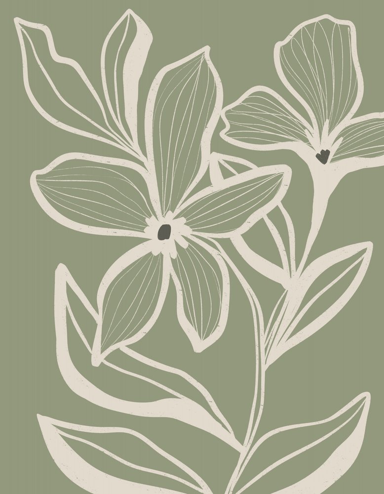 Green Botanical Flow by Nikita Jariwala