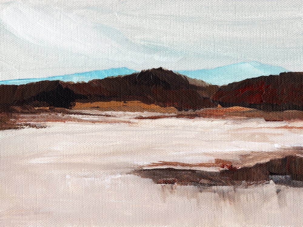Muted Mountain Landscape by Nikita Jariwala