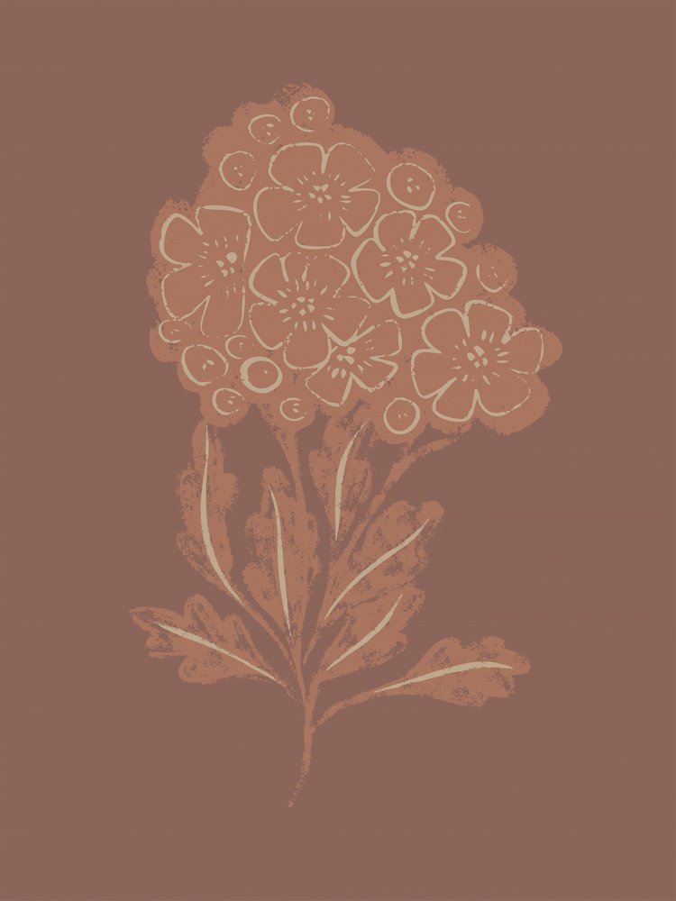 Rustic Botanical Bloom by Nikita Jariwala