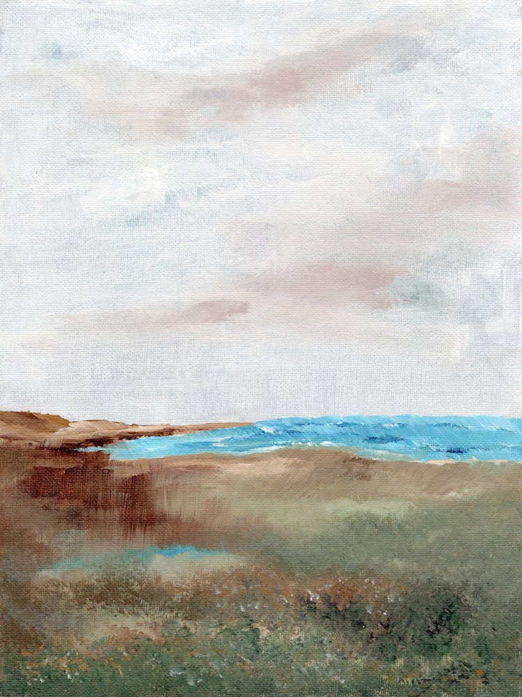 Serene Beach Landscape by Nikita Jariwala