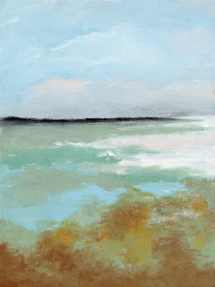 Serene Coastal Horizon by Nikita Jariwala