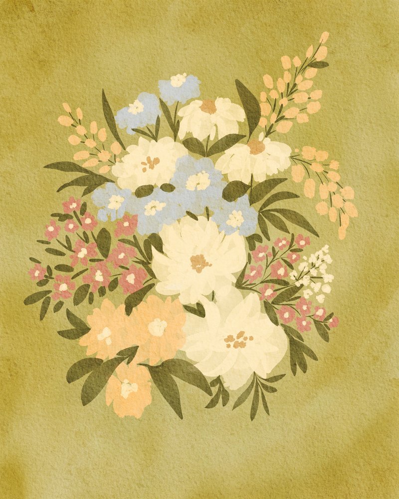 Soft Floral Bouquet by Nikita Jariwala