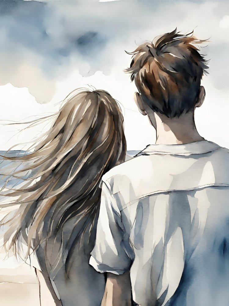 Coastal Couple Dream by Ohkimiko
