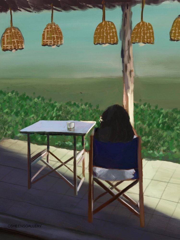 Peaceful Outdoor View by Osheensgallery