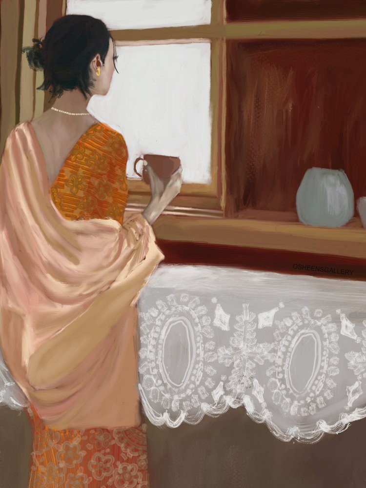 Quiet Morning Window by Osheensgallery