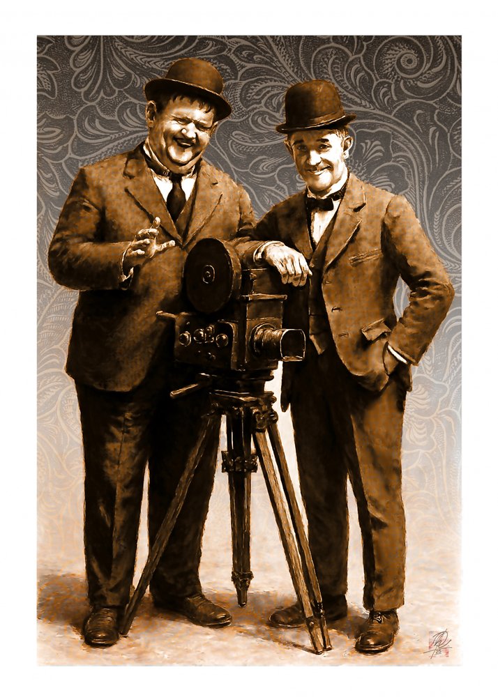 Classic Comedy Duo by Osvaldo Russo