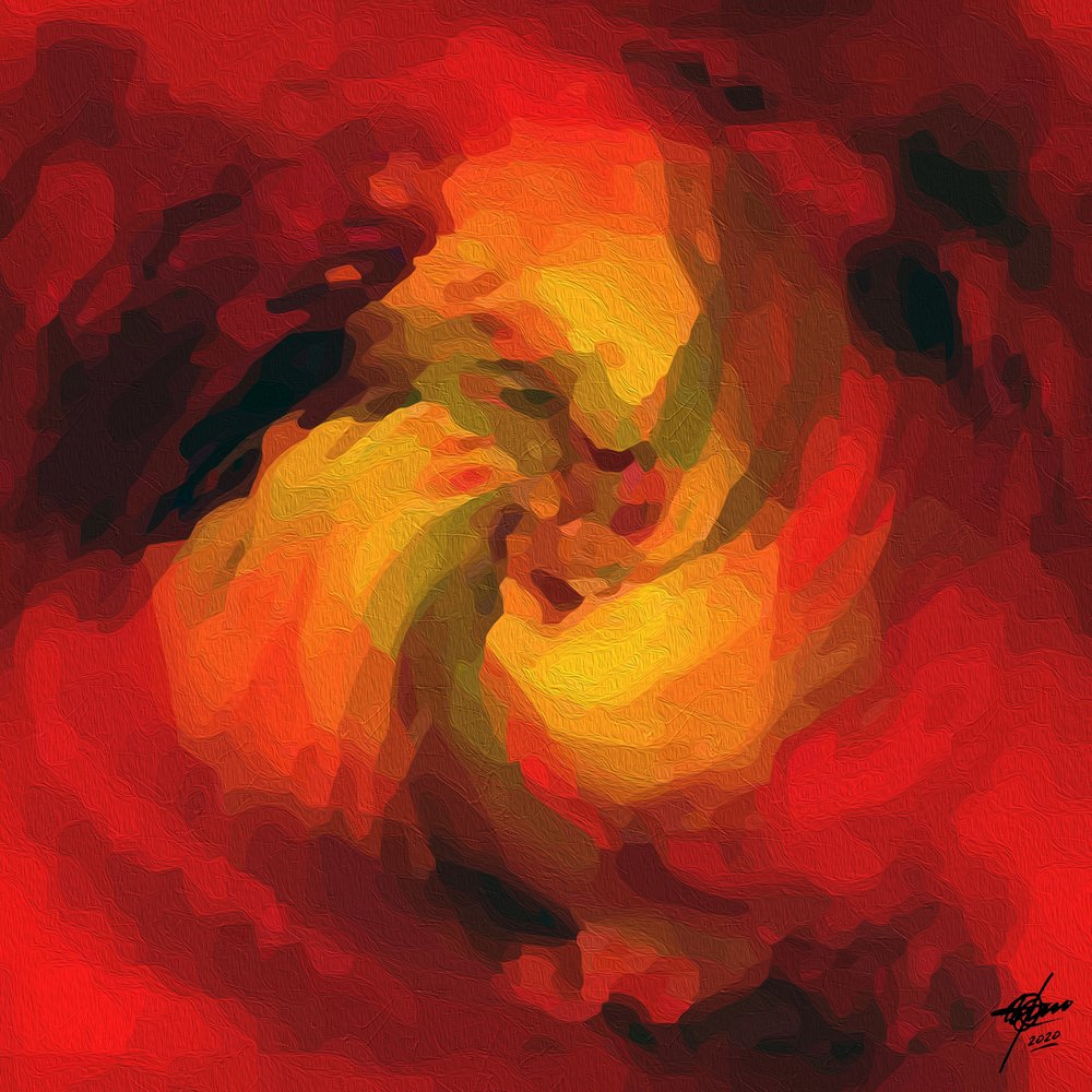 Emotional Abstract Face by Osvaldo Russo