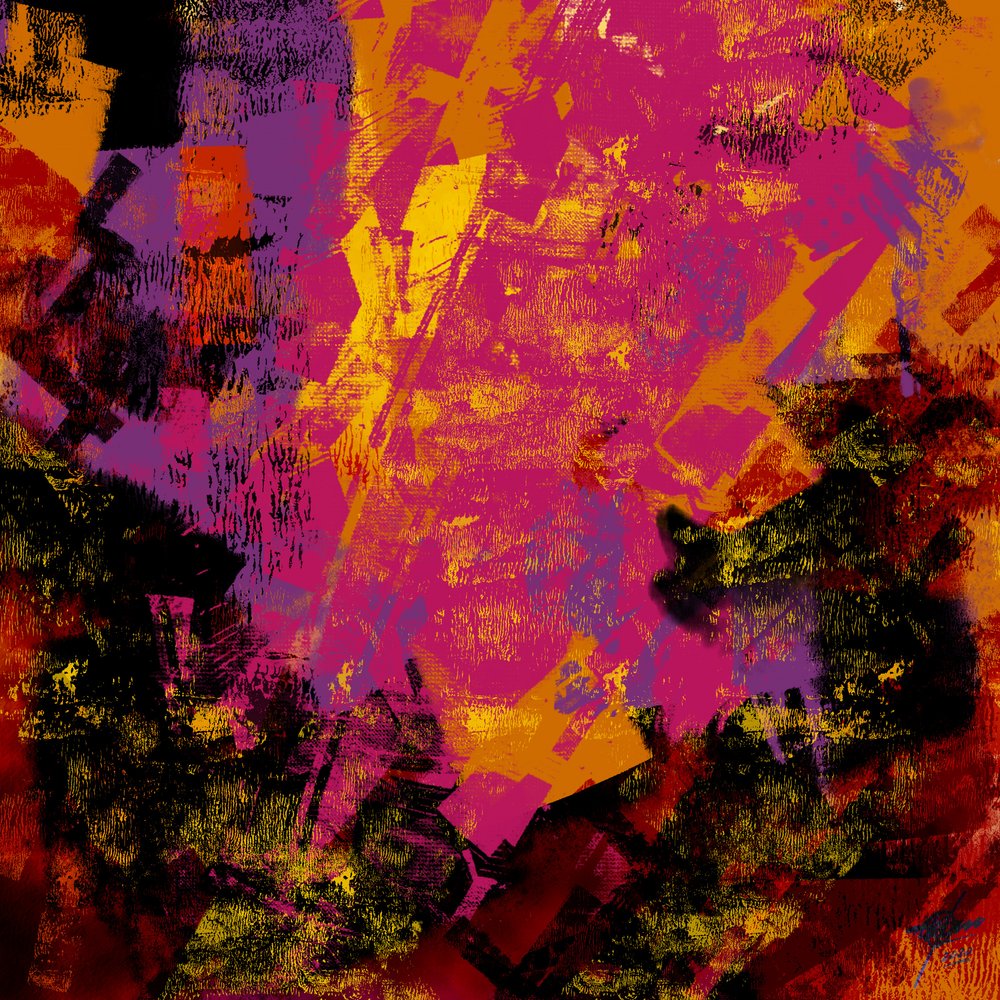 Energetic Abstract Grunge by Osvaldo Russo