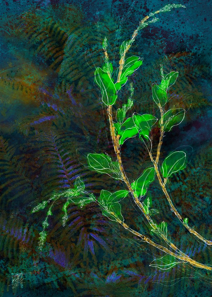 Glowing Forest Foliage by Osvaldo Russo