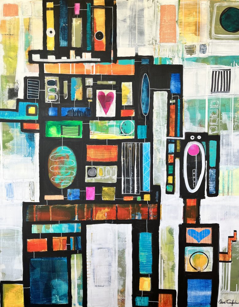 Colorful Abstract Robot by Owe Emfestav