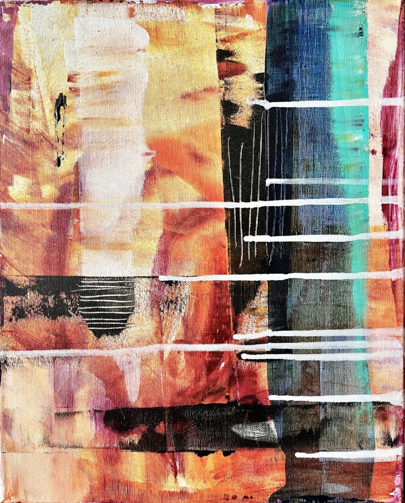 Colorful Abstract Stripes by Owe Emfestav