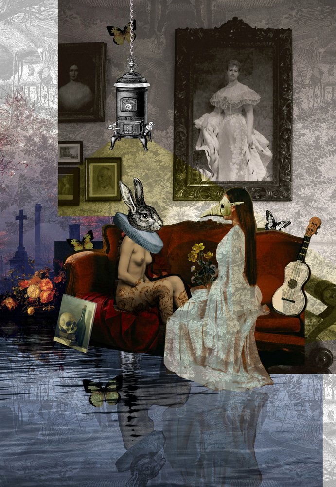 Surreal Masked Reflection by Pascal Bouchet-Spiegel