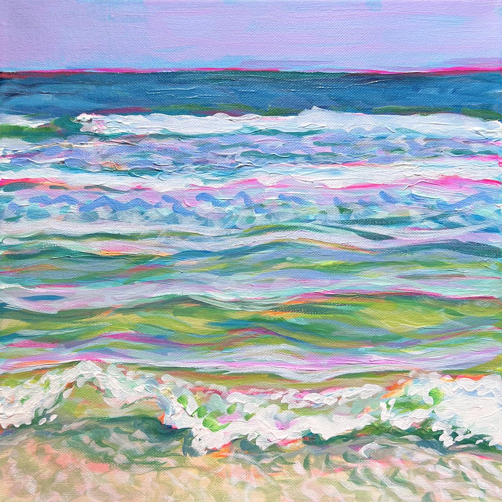 Colorful Ocean Waves by Pauline Wegman | Key and Sea Creative
