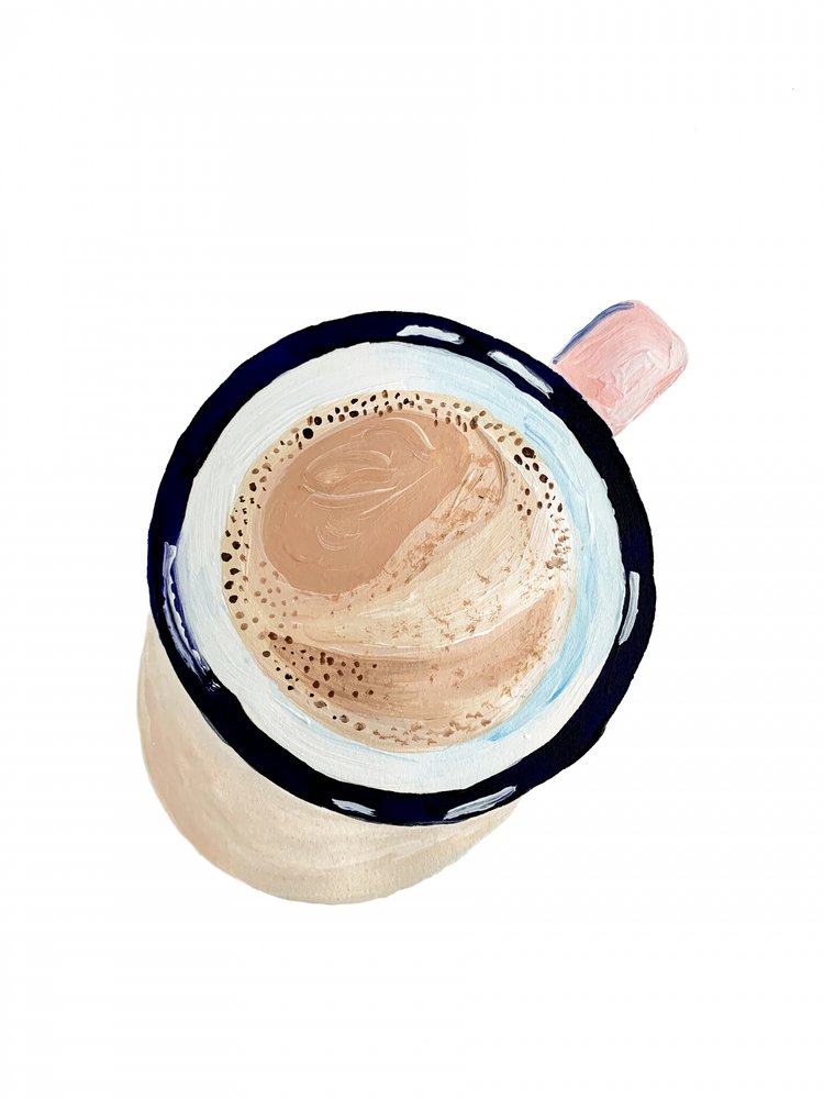 Cozy Coffee Mug by Pauline Wegman | Key and Sea Creative