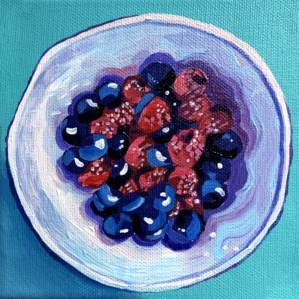 Fresh Berry Bowl by Pauline Wegman | Key and Sea Creative